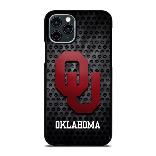 OKLAHOMA SOONERS NFL METAL LOGO iPhone 11 Pro Case Cover