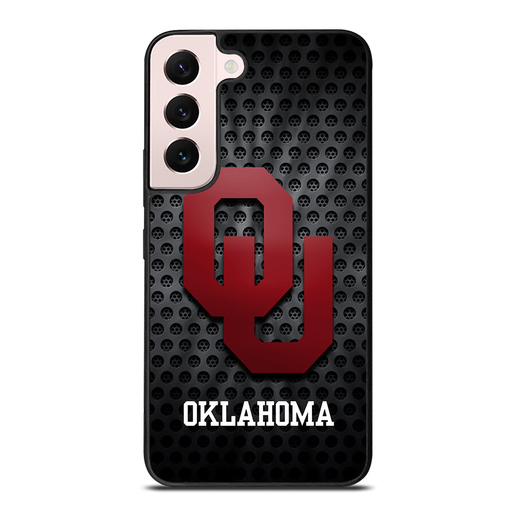 OKLAHOMA SOONERS NFL METAL LOGO Samsung Galaxy S22 Plus Case Cover