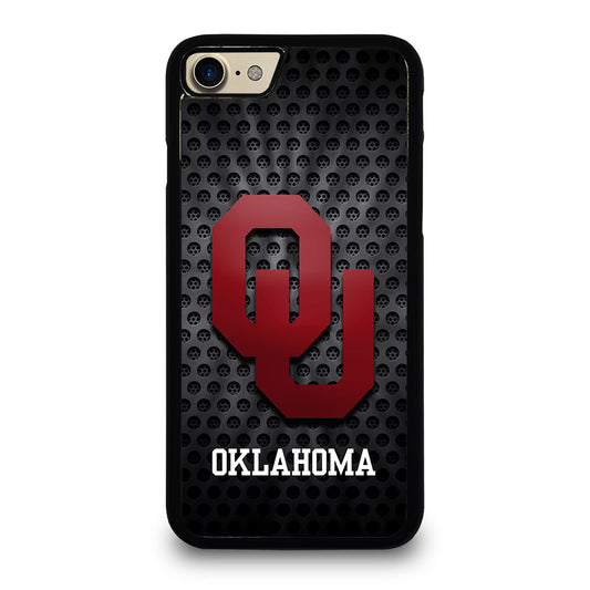 OKLAHOMA SOONERS NFL METAL LOGO iPhone 7 / 8 Case Cover