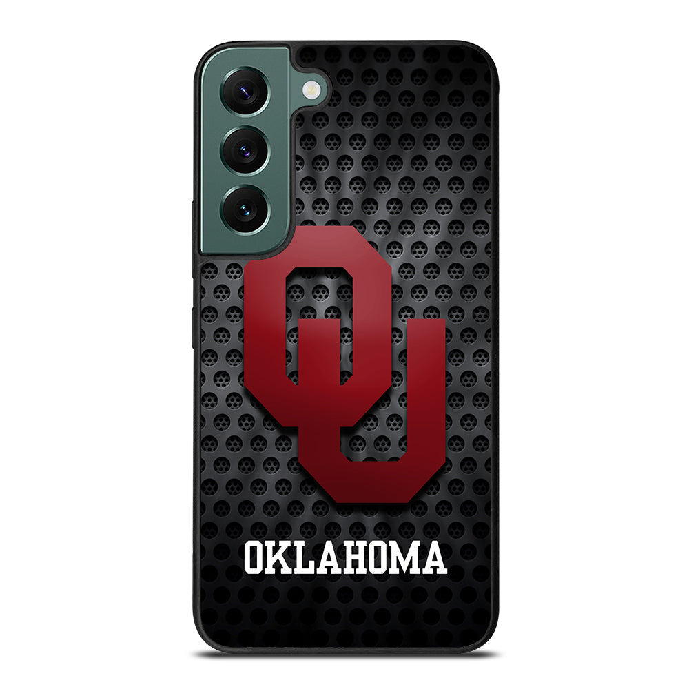 OKLAHOMA SOONERS NFL METAL LOGO Samsung Galaxy S22 Case Cover