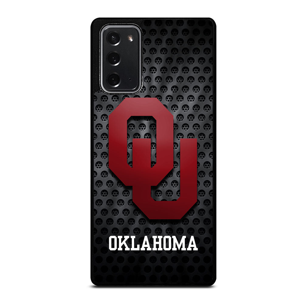 OKLAHOMA SOONERS NFL METAL LOGO Samsung Galaxy Note 20 Case Cover