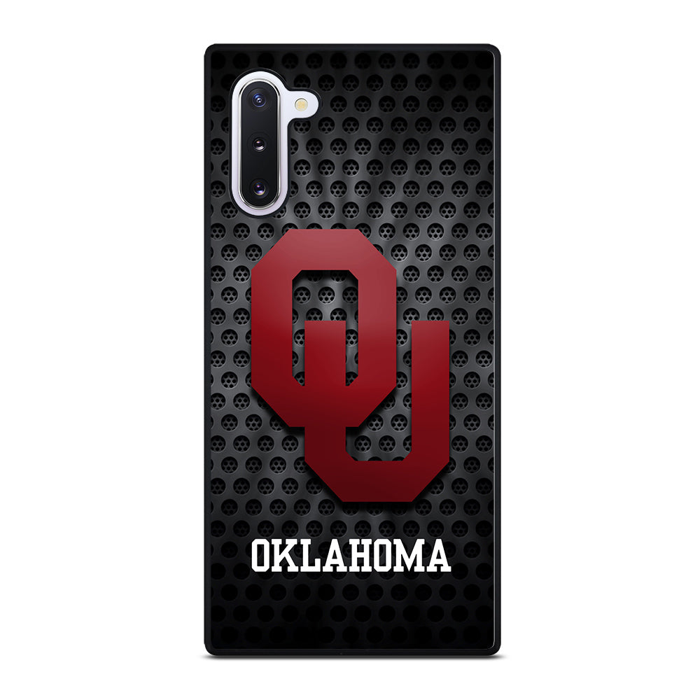 OKLAHOMA SOONERS NFL METAL LOGO Samsung Galaxy Note 10 Case Cover