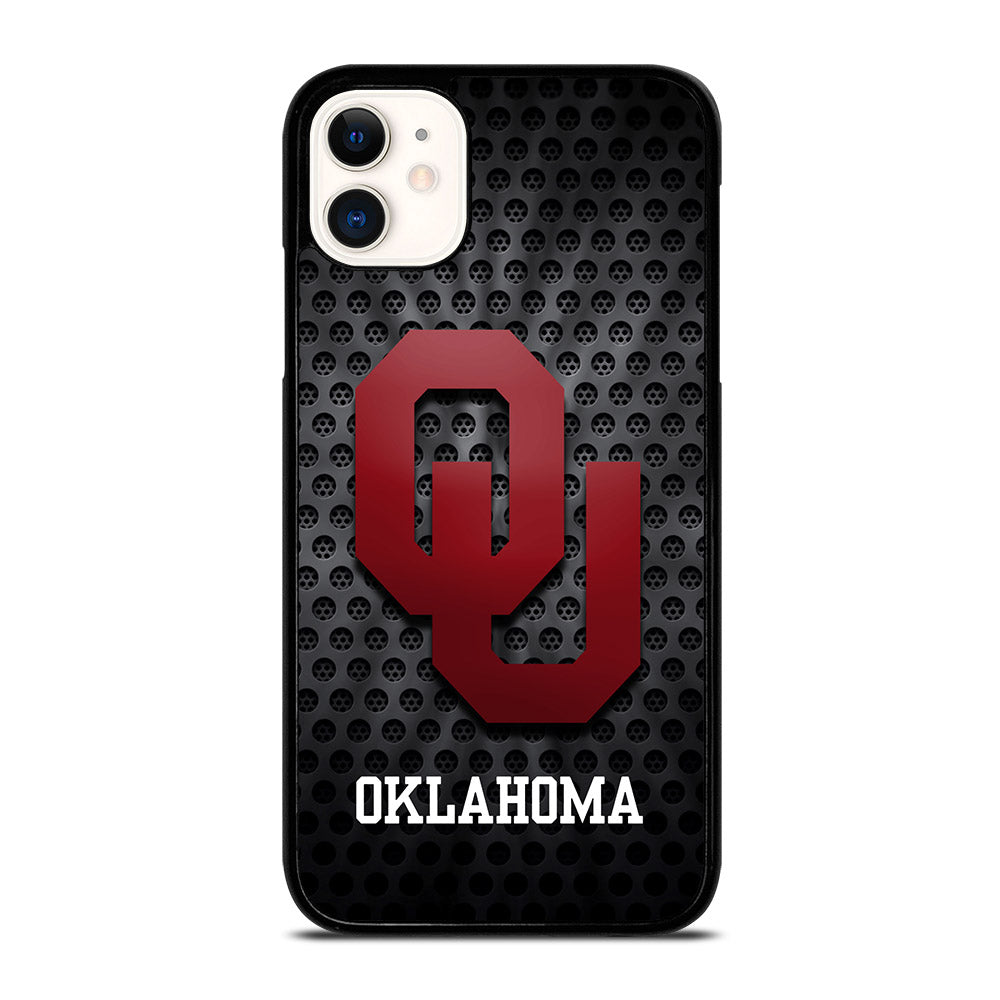 OKLAHOMA SOONERS NFL METAL LOGO iPhone 11 Case Cover