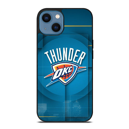 OKLAHOMA CITY THUNDER LOGO 2 iPhone 14 Case Cover