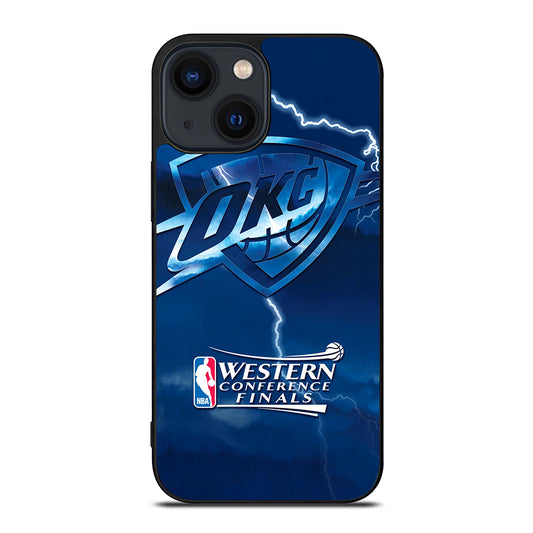 OKLAHOMA CITY THUNDER LOGO 3 iPhone 14 Plus Case Cover