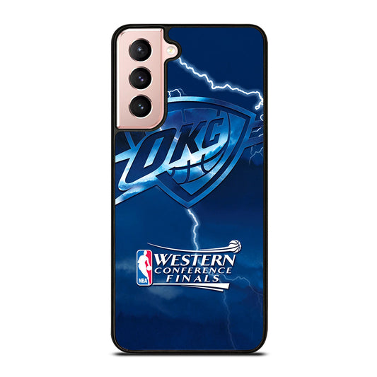 OKLAHOMA CITY THUNDER LOGO 3 Samsung Galaxy S21 Case Cover