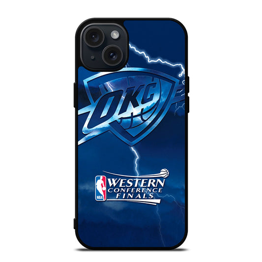 OKLAHOMA CITY THUNDER LOGO 3 iPhone 15 Plus Case Cover