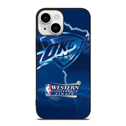 OKLAHOMA CITY THUNDER LOGO 3 iPhone 13 Mini Case Cover