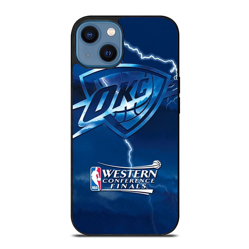 OKLAHOMA CITY THUNDER LOGO 3 iPhone 14 Case Cover