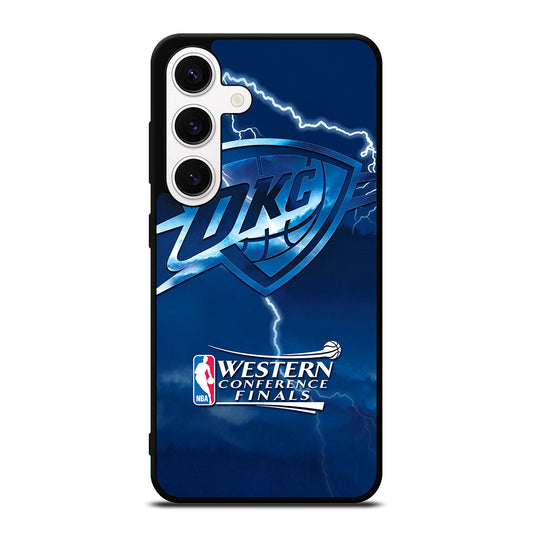 OKLAHOMA CITY THUNDER LOGO 3 Samsung Galaxy S24 Case Cover