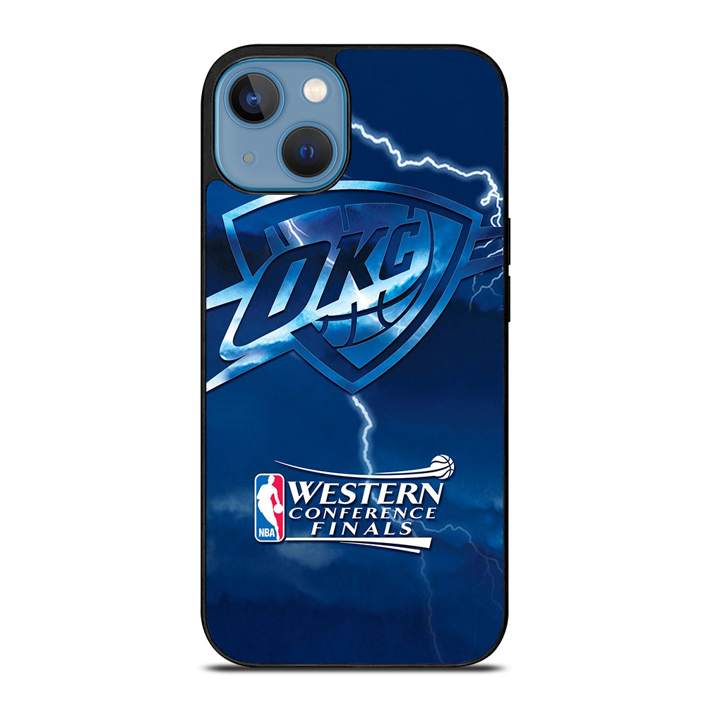 OKLAHOMA CITY THUNDER LOGO 3 iPhone 13 Case Cover