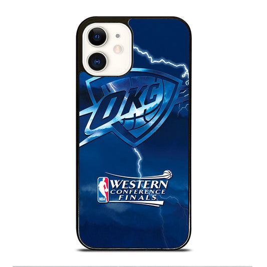 OKLAHOMA CITY THUNDER LOGO 3 iPhone 12 Case Cover
