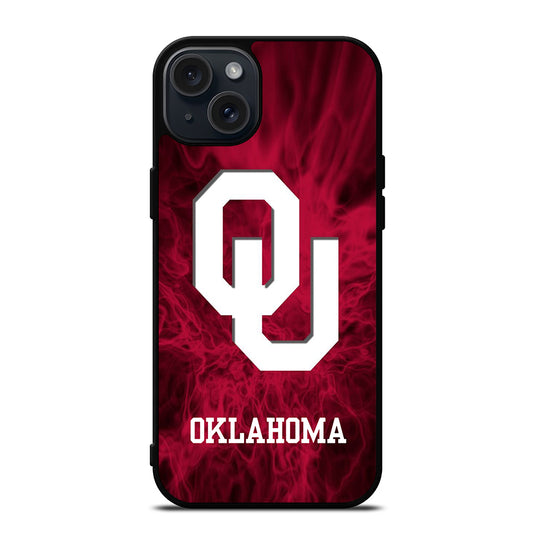 OKLAHOMA SOONERS FOOTBALL TEAM LOGO iPhone 15 Plus Case Cover