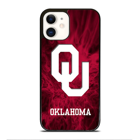 OKLAHOMA SOONERS FOOTBALL TEAM LOGO iPhone 12 Case Cover