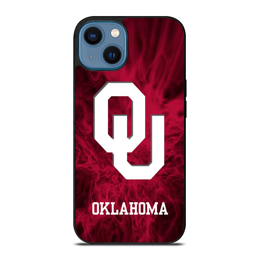 OKLAHOMA SOONERS FOOTBALL TEAM LOGO iPhone 14 Case Cover