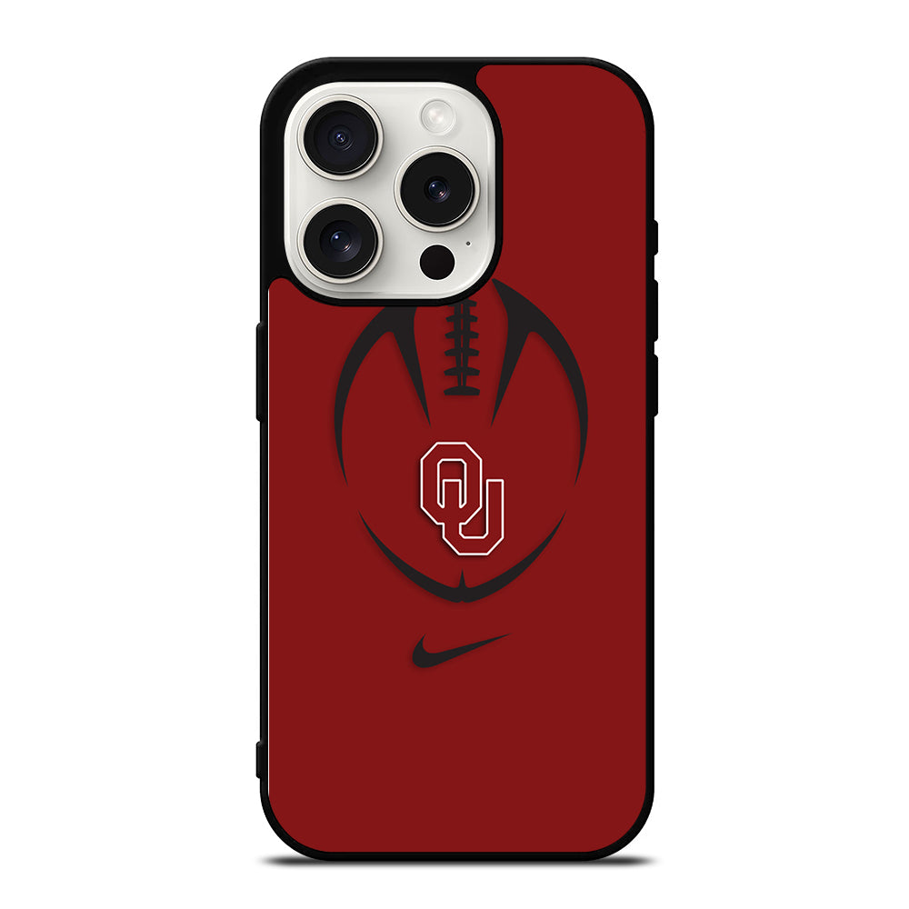 OKLAHOMA SOONERS NFL FOOTBALL iPhone 15 Pro Case Cover