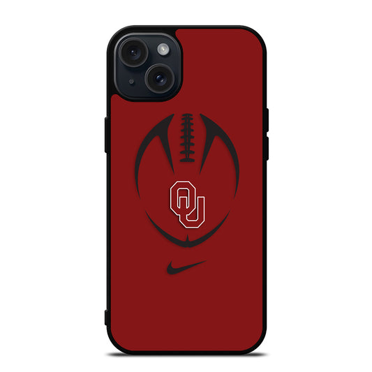 OKLAHOMA SOONERS NFL FOOTBALL iPhone 15 Plus Case Cover