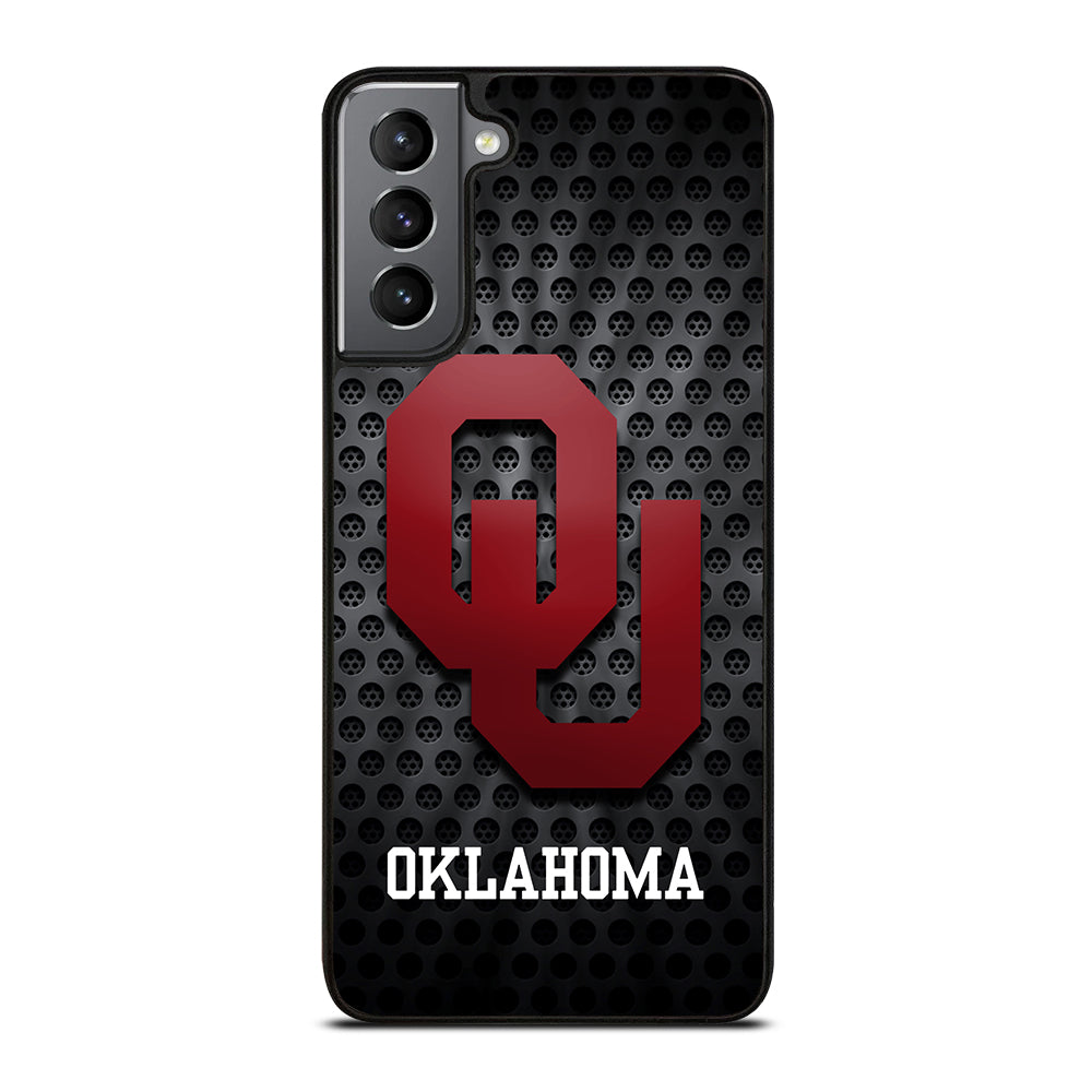 OKLAHOMA SOONERS NFL METAL LOGO Samsung Galaxy S21 Plus Case Cover