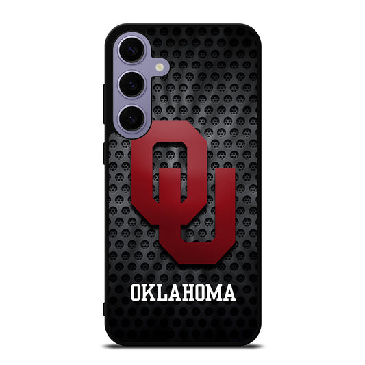 OKLAHOMA SOONERS NFL METAL LOGO Samsung Galaxy S24 Plus Case Cover