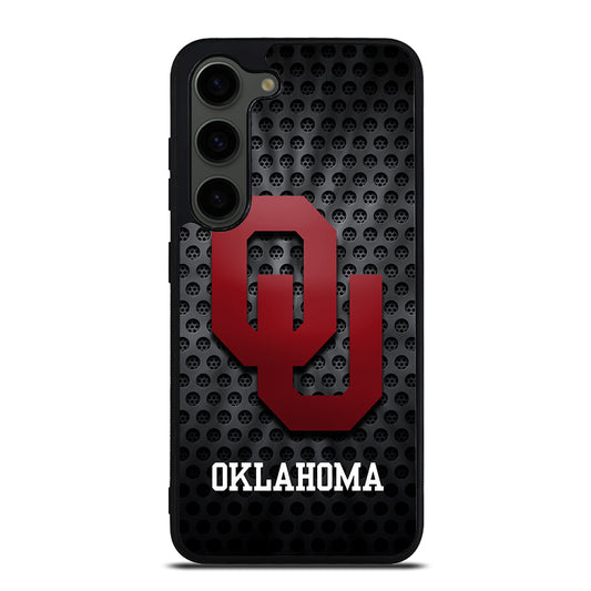 OKLAHOMA SOONERS NFL METAL LOGO Samsung Galaxy S23 Plus Case Cover