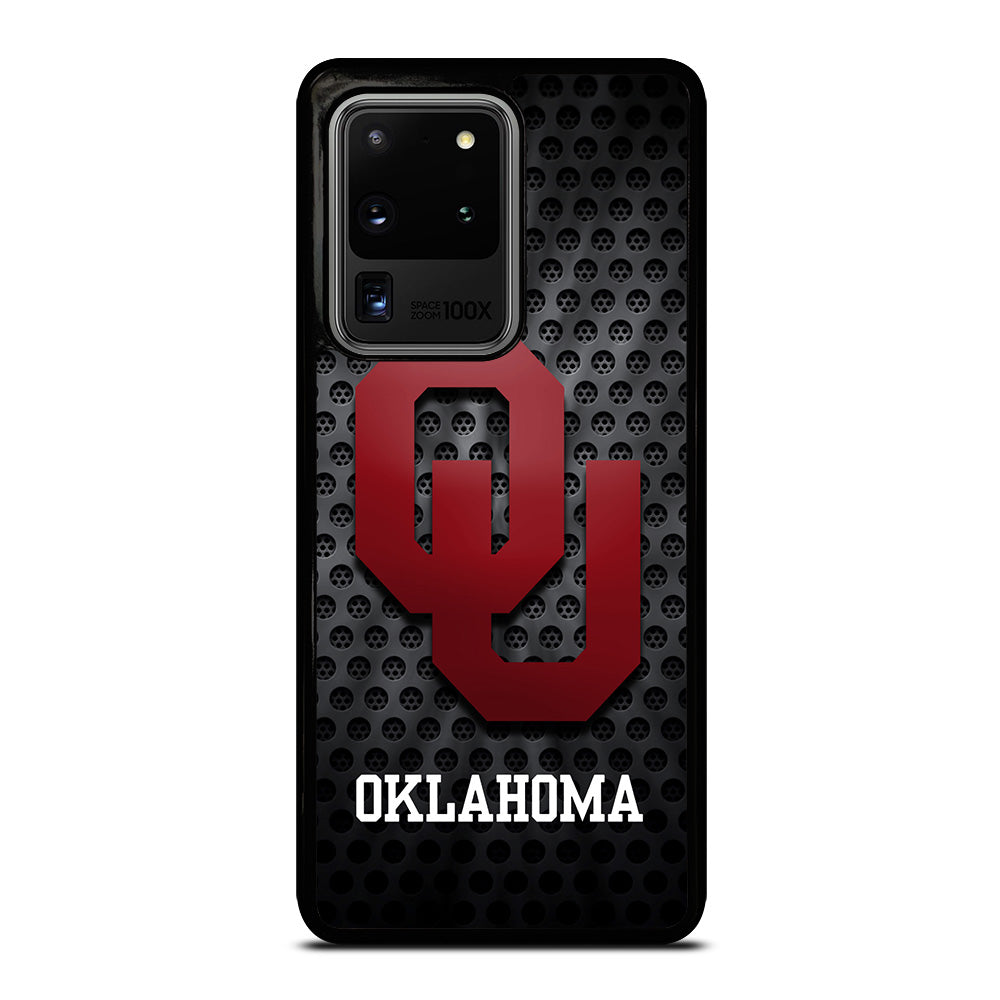 OKLAHOMA SOONERS NFL METAL LOGO Samsung Galaxy S20 Ultra Case Cover