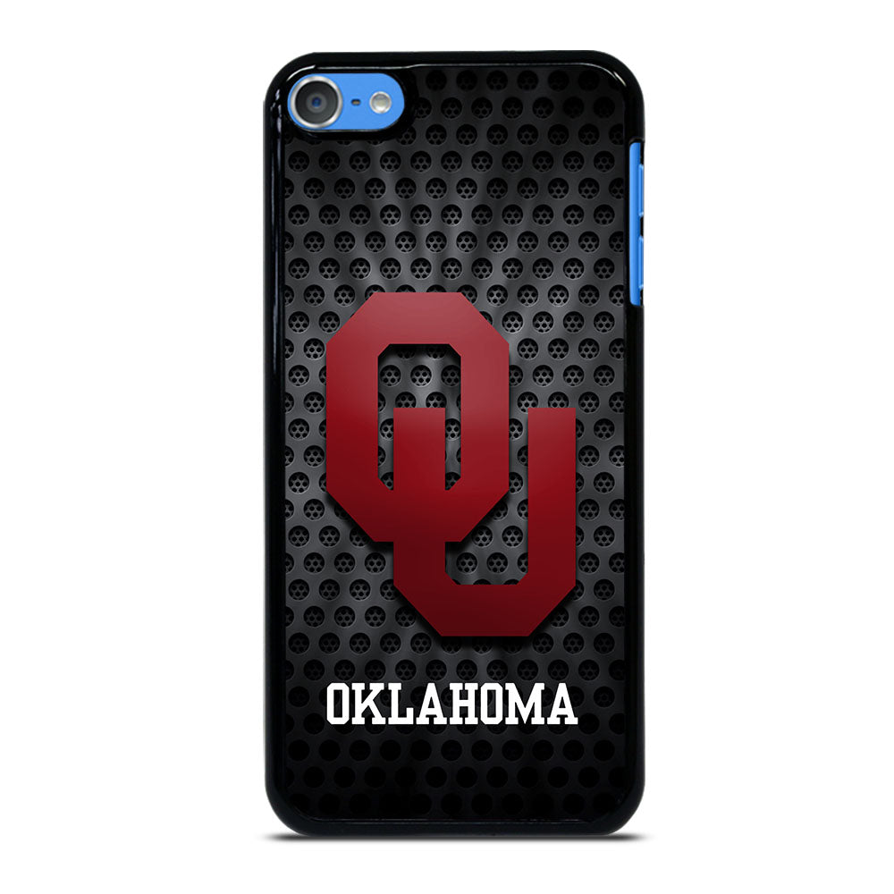 OKLAHOMA SOONERS NFL METAL LOGO iPod Touch 7 Case Cover