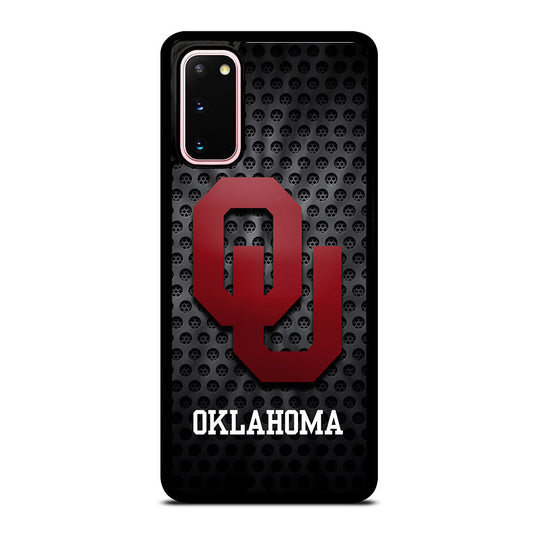 OKLAHOMA SOONERS NFL METAL LOGO Samsung Galaxy S20 Case Cover