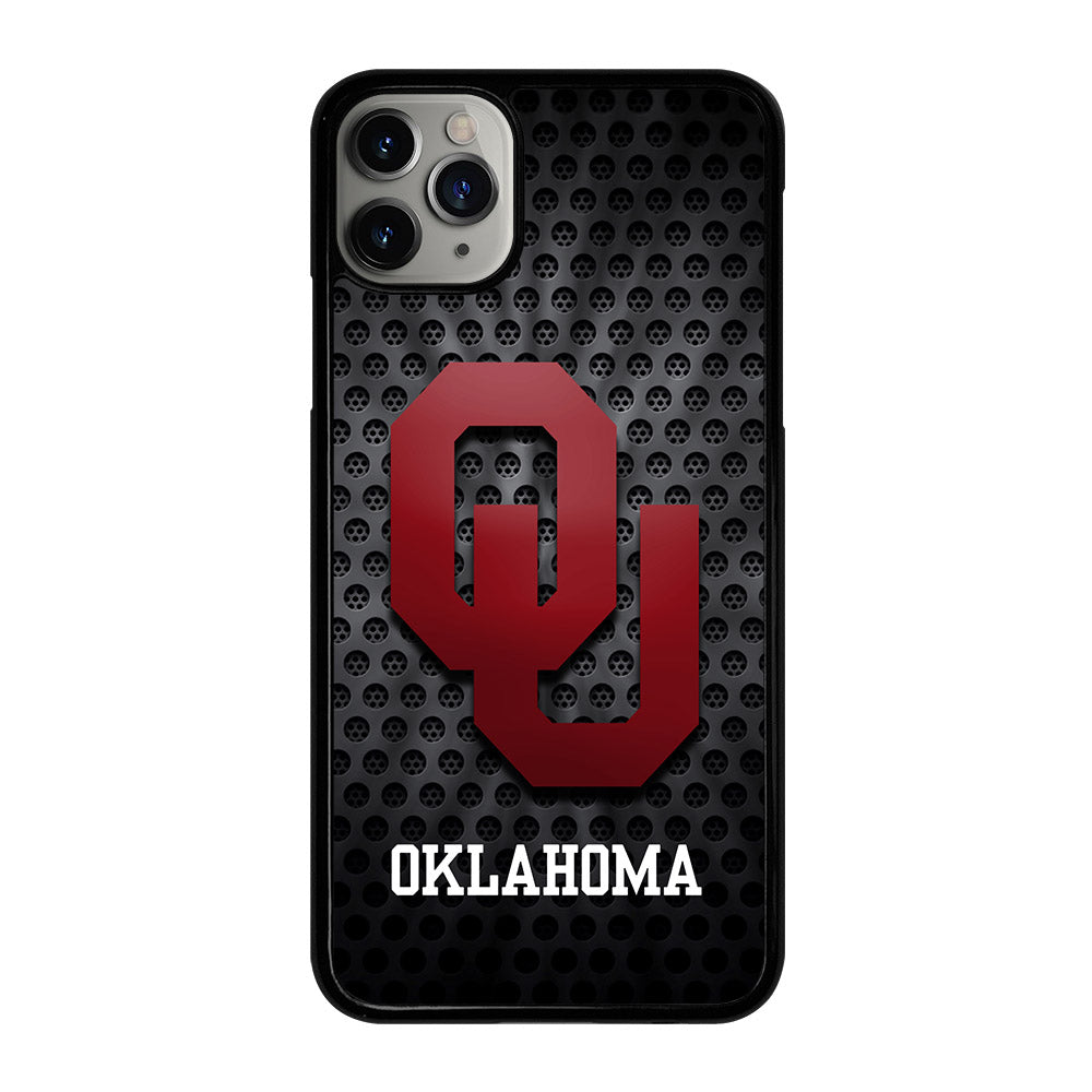 OKLAHOMA SOONERS NFL METAL LOGO iPhone 11 Pro Max Case Cover