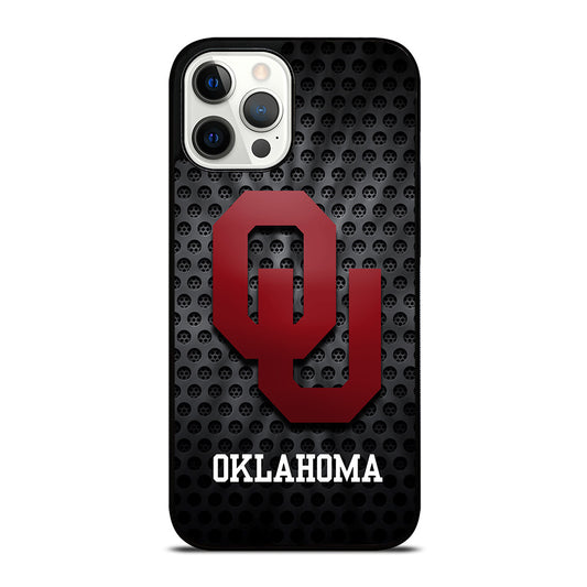OKLAHOMA SOONERS NFL METAL LOGO iPhone 12 Pro Max Case Cover