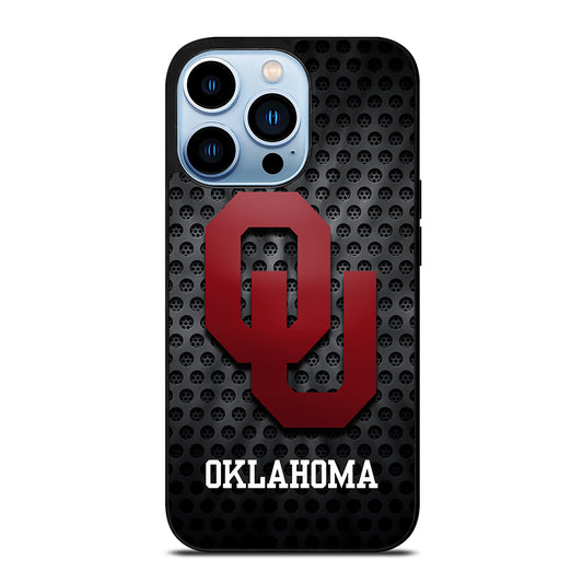 OKLAHOMA SOONERS NFL METAL LOGO iPhone 13 Pro Max Case Cover