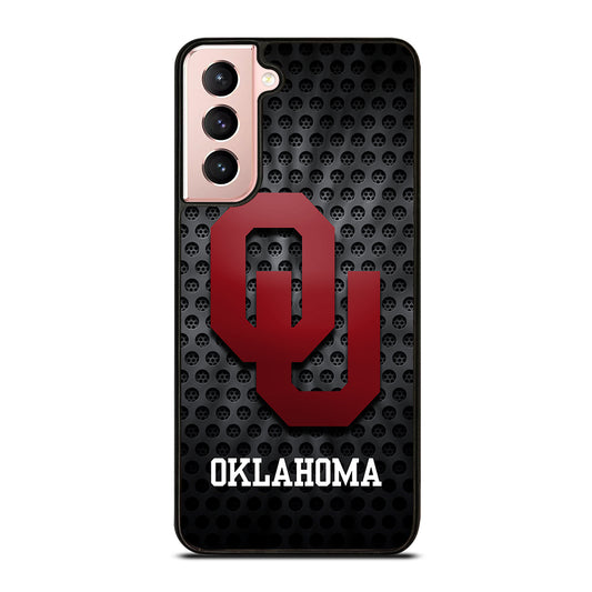 OKLAHOMA SOONERS NFL METAL LOGO Samsung Galaxy S21 Case Cover