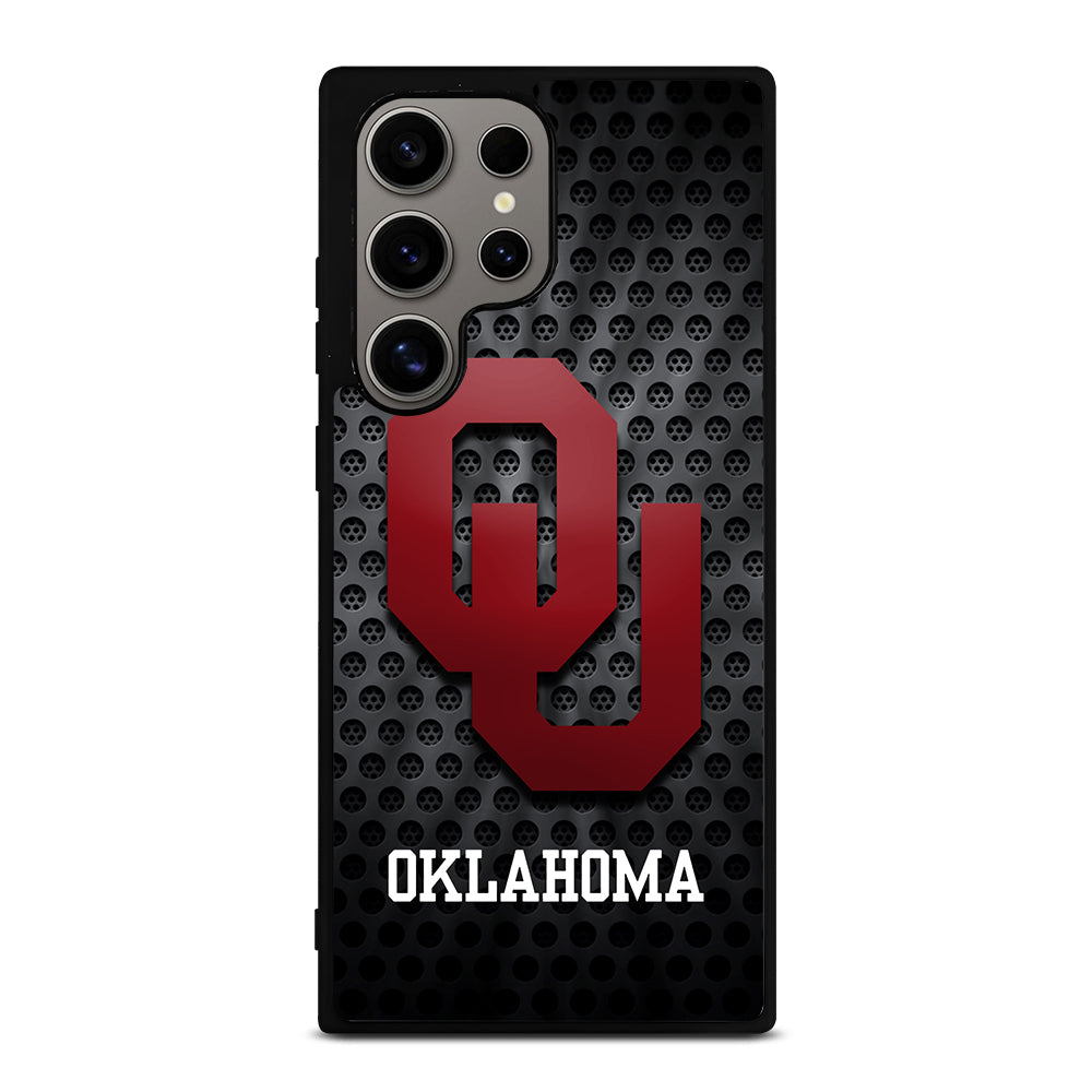 OKLAHOMA SOONERS NFL METAL LOGO Samsung Galaxy S24 Ultra Case Cover