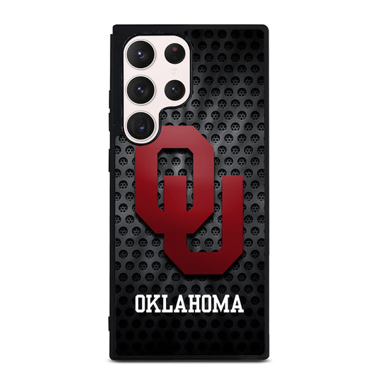 OKLAHOMA SOONERS NFL METAL LOGO Samsung Galaxy S23 Ultra Case Cover