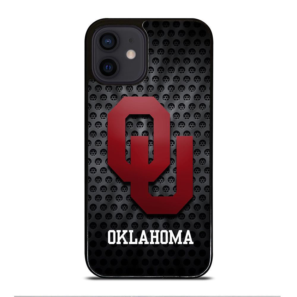 OKLAHOMA SOONERS NFL METAL LOGO iPhone 12 Mini Case Cover