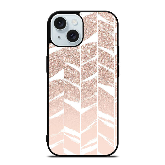 OMBRE PASTEL CHEVRON 1 iPhone 15 Case Cover