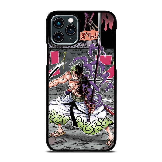 ONE PIECE RORONOA ZORO COMIC iPhone 11 Pro Case Cover
