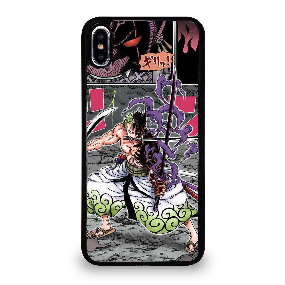 ONE PIECE RORONOA ZORO COMIC iPhone XS Max Case Cover