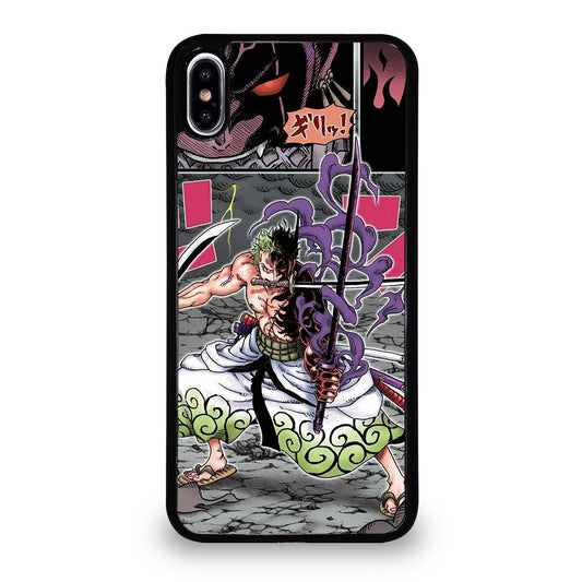 ONE PIECE RORONOA ZORO COMIC iPhone XS Max Case Cover