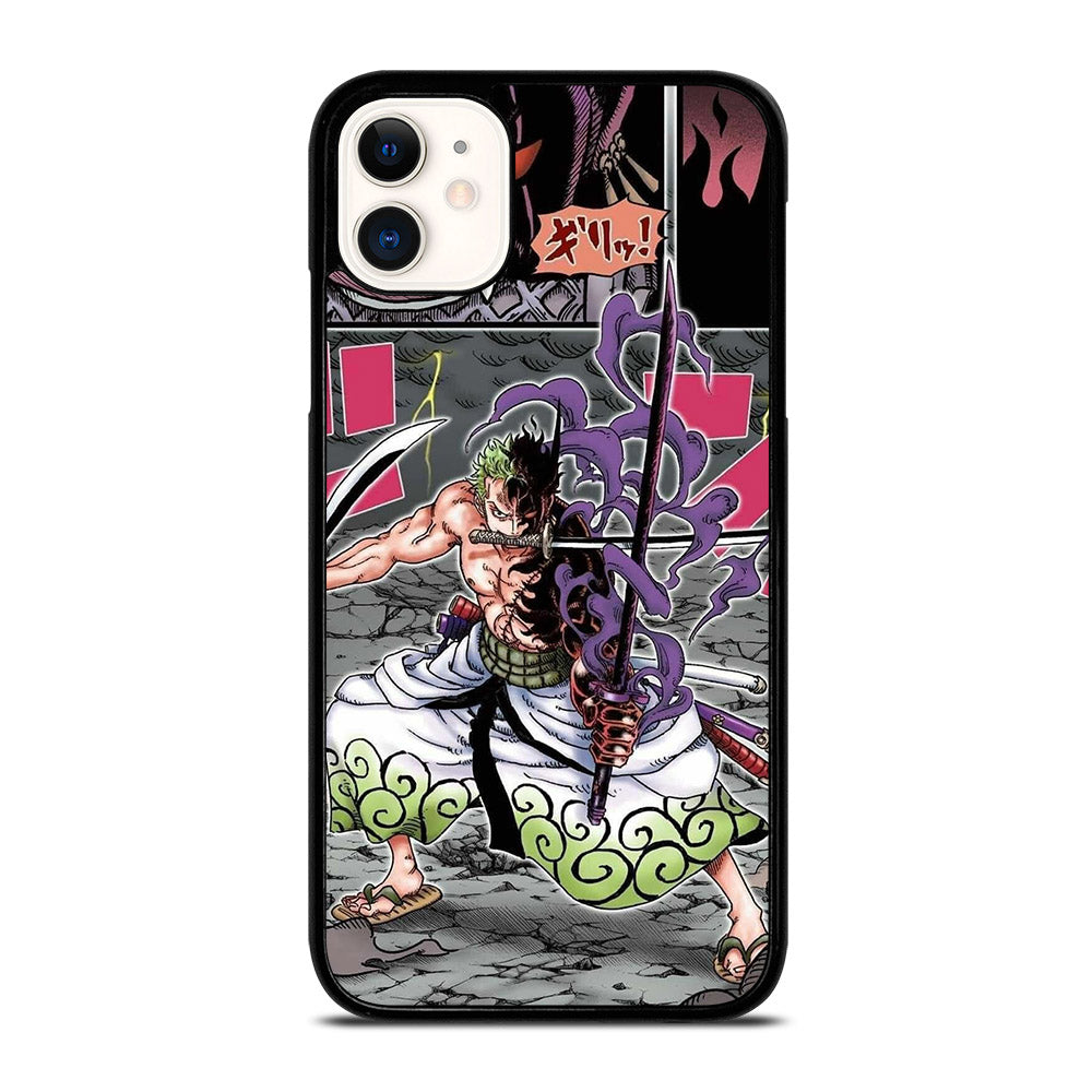 ONE PIECE RORONOA ZORO COMIC iPhone 11 Case Cover