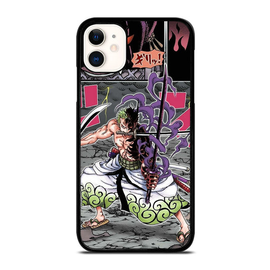 ONE PIECE RORONOA ZORO COMIC iPhone 11 Case Cover