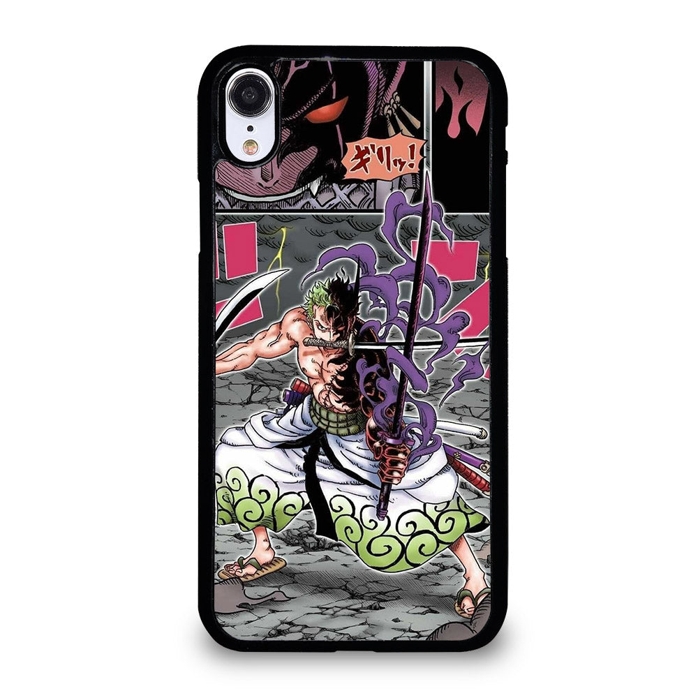 ONE PIECE RORONOA ZORO COMIC iPhone XR Case Cover