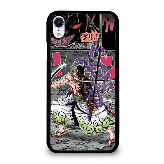 ONE PIECE RORONOA ZORO COMIC iPhone XR Case Cover