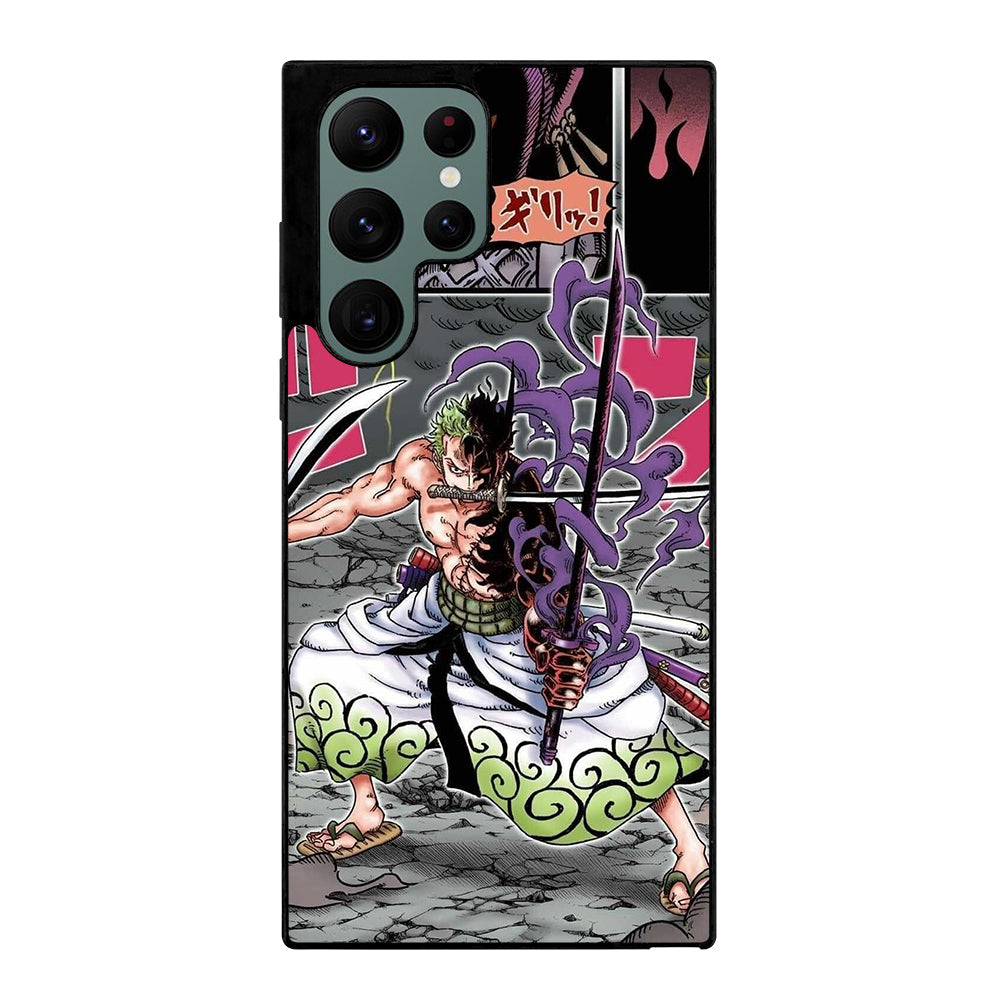 ONE PIECE RORONOA ZORO COMIC Samsung Galaxy S22 Ultra Case Cover