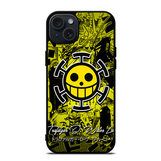 ONE PIECE HEART PIRATES TRAFALGAR D LAW iPhone 15 Plus Case Cover