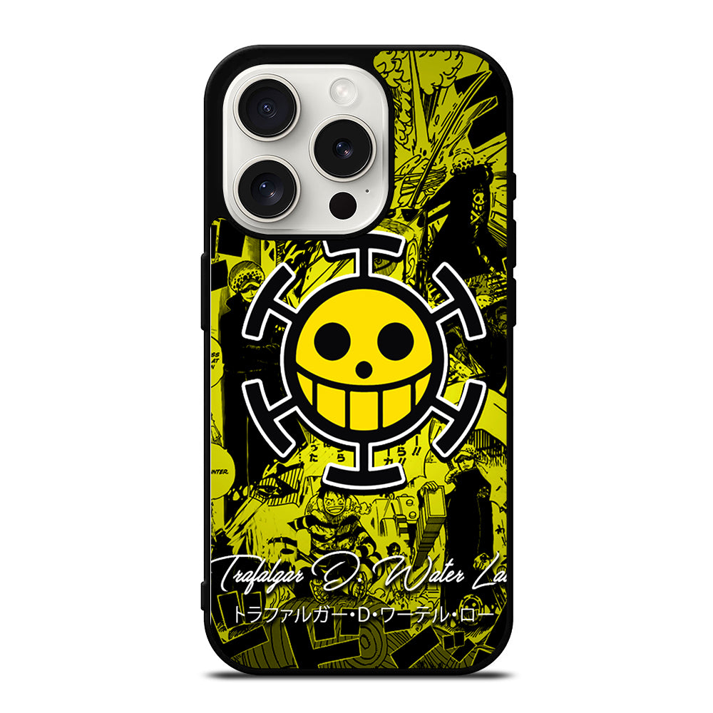 ONE PIECE HEART PIRATES TRAFALGAR D LAW iPhone 15 Pro Case Cover