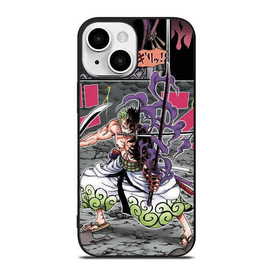 ONE PIECE RORONOA ZORO COMIC iPhone 13 Mini Case Cover
