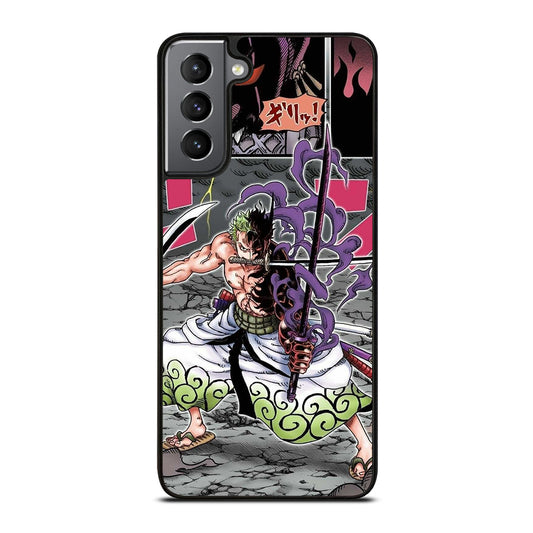 ONE PIECE RORONOA ZORO COMIC Samsung Galaxy S21 Plus Case Cover