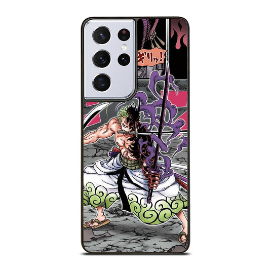 ONE PIECE RORONOA ZORO COMIC Samsung Galaxy S21 Ultra Case Cover