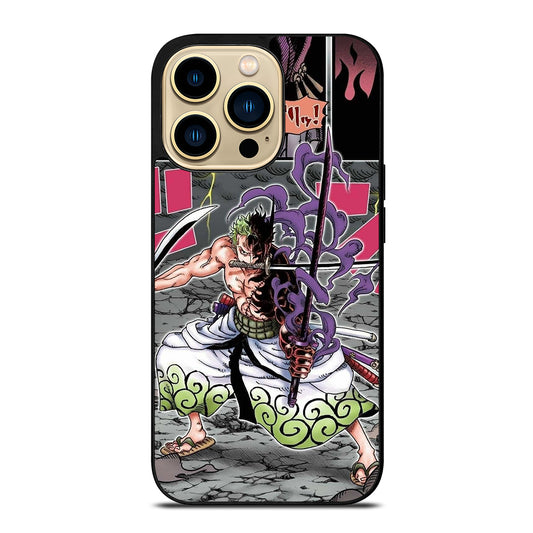 ONE PIECE RORONOA ZORO COMIC iPhone 14 Pro Max Case Cover