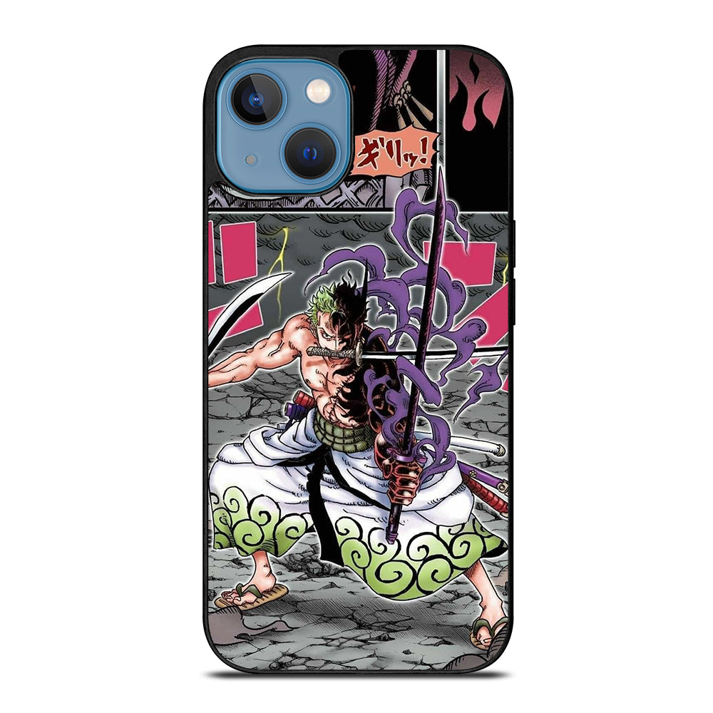 ONE PIECE RORONOA ZORO COMIC iPhone 13 Case Cover